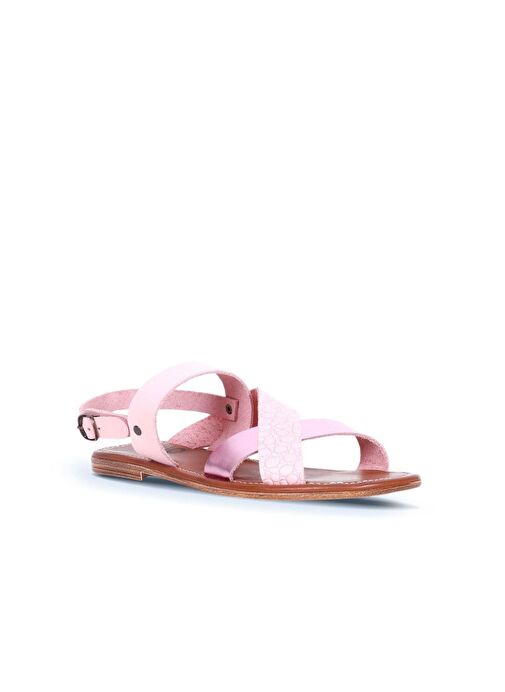 Bueno Shoes Pudra Deri Kadın Sandalet 01ws6905 - Görsel 3
