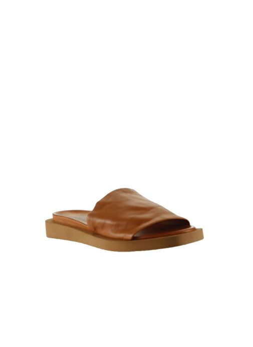 Bueno Shoes Taba Deri Kadın Düz Terlik 01wq9103 - Görsel 3