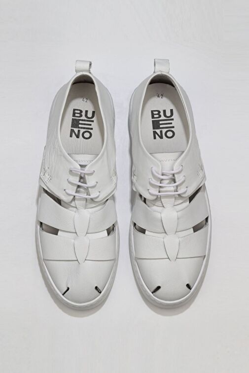 Bueno Shoes Beyaz Deri Erkek Spor Ayakkabı 01ms11302 - Görsel 2