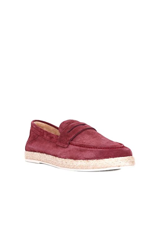 Bueno Shoes Bordo Süet Erkek Espadril Ayakkabı 01ms12700 - Görsel 3