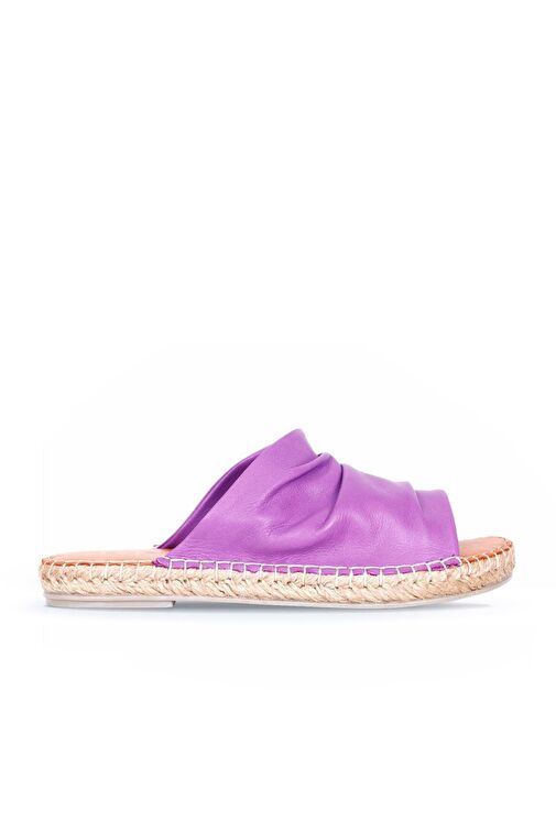 Bueno Shoes Lila Deri Kadın Espadril Terlik 01wl4617 - Görsel 2