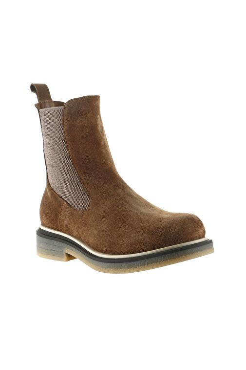Bueno Shoes Taba Süet Kadın Düz Bot 01wt3101 - Görsel 3