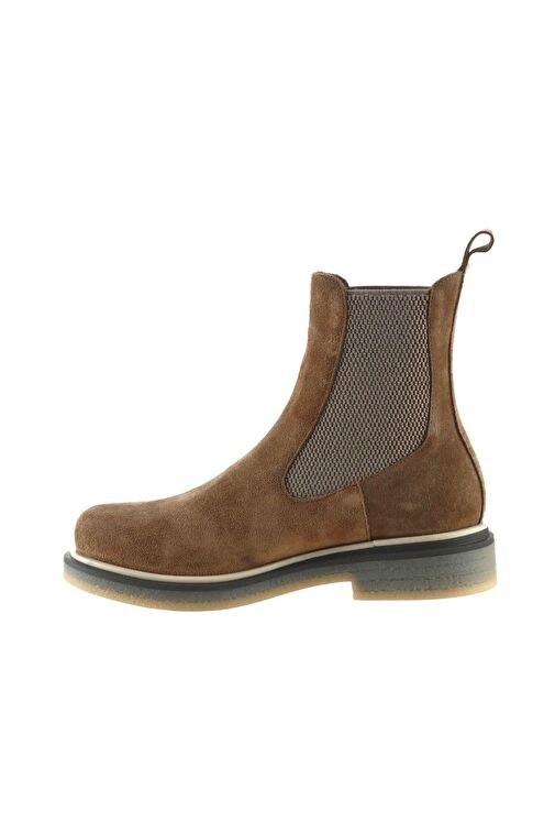 Bueno Shoes Taba Süet Kadın Düz Bot 01wt3101 - Görsel 4