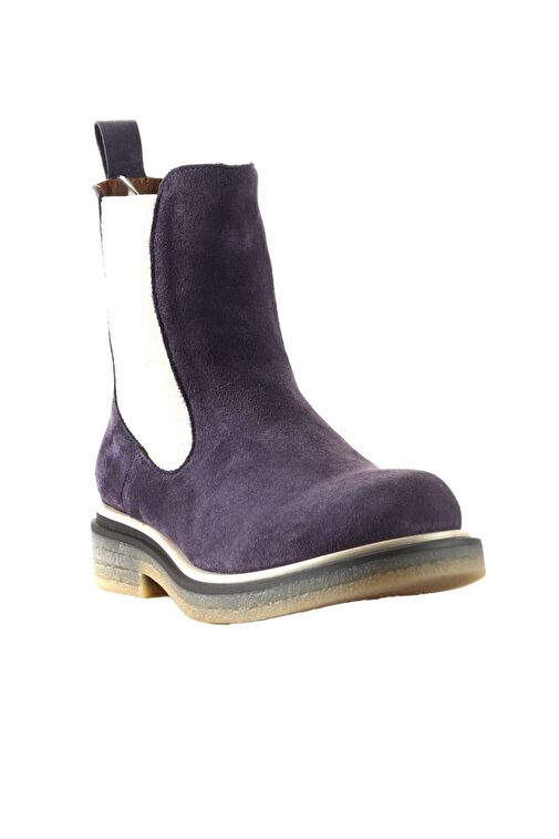 Bueno Shoes Mor Süet Kadın Düz Bot 01wt3101 - Görsel 3