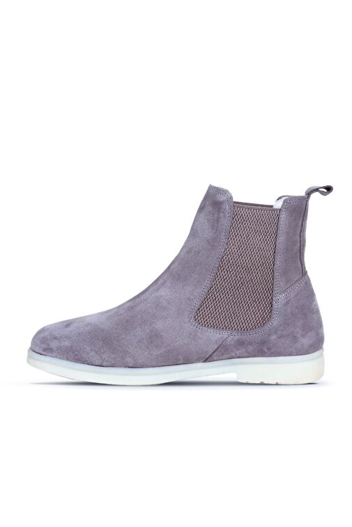 Bueno Shoes Vizon Süet Kadın Düz Bot 01wt3300 - Görsel 4