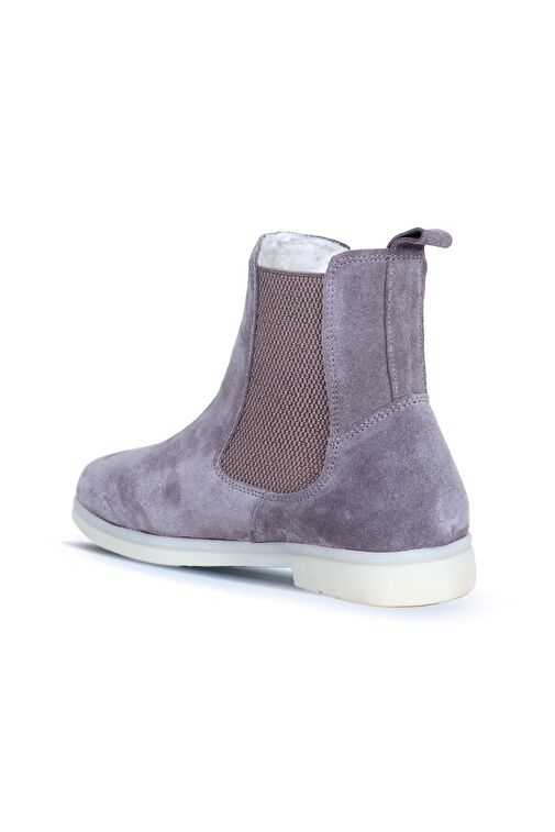Bueno Shoes Vizon Süet Kadın Düz Bot 01wt3300 - Görsel 5