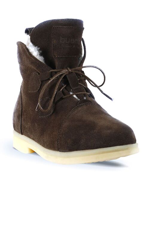 Bueno Shoes Haki Süet Kadın Düz Bot 01wt3301 - Görsel 3