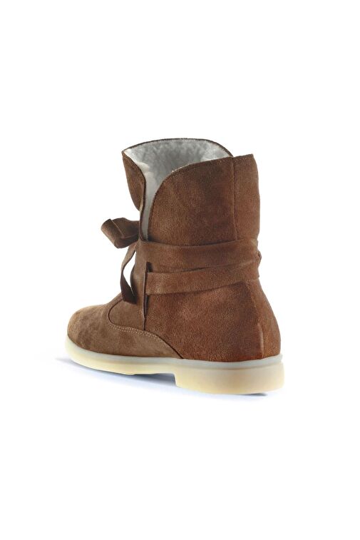 Bueno Shoes Taba Süet Kadın Düz Bot 01wt3303 - Görsel 5