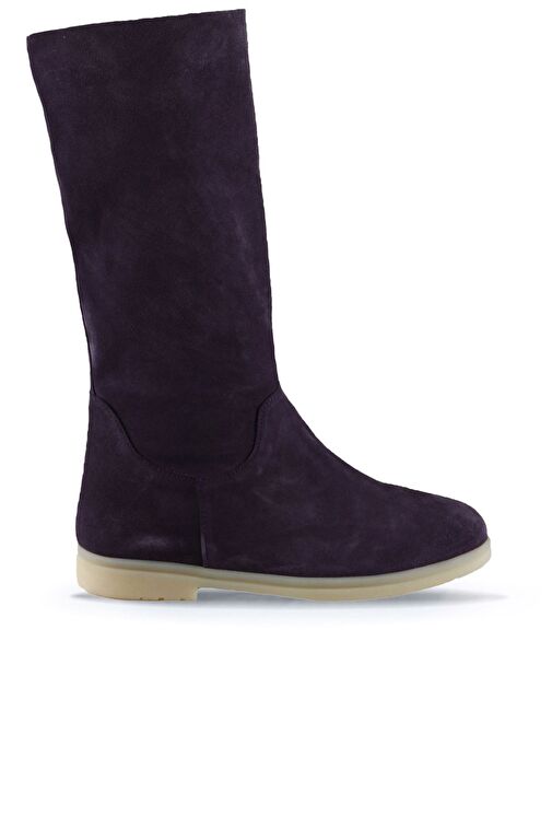 Bueno Shoes Mor Süet Kadın Düz Çizme 01wt3306 - Görsel 2
