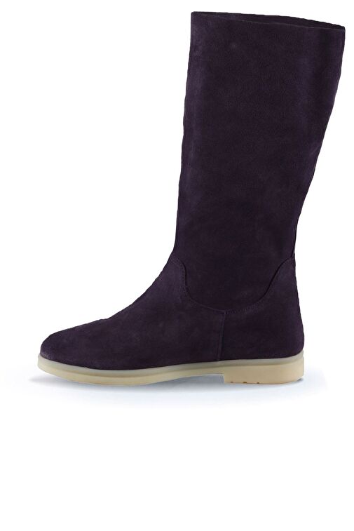 Bueno Shoes Mor Süet Kadın Düz Çizme 01wt3306 - Görsel 3