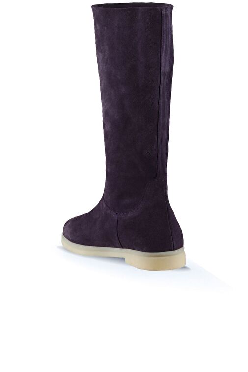 Bueno Shoes Mor Süet Kadın Düz Çizme 01wt3306 - Görsel 5