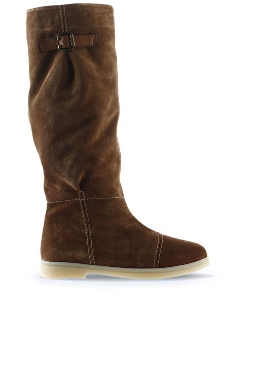 Bueno Shoes Taba Süet Kadın Düz Çizme 01wt3314 - Görsel 2