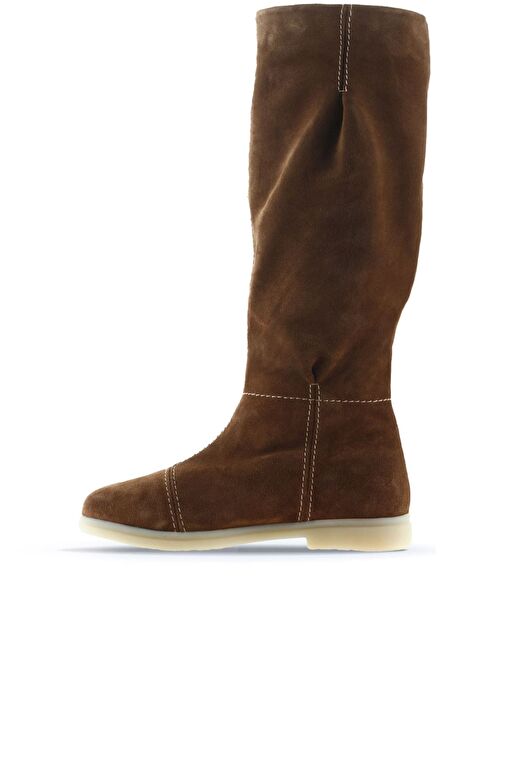 Bueno Shoes Taba Süet Kadın Düz Çizme 01wt3314 - Görsel 3