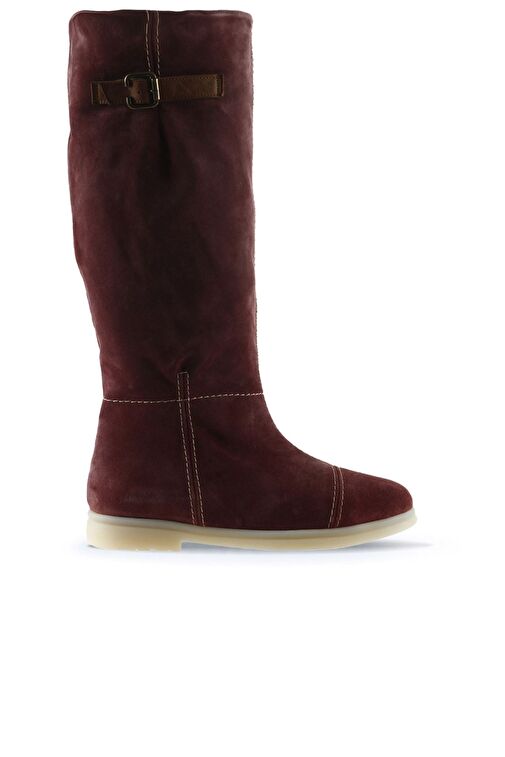 Bueno Shoes Mor Süet Kadın Düz Çizme 01wt3314 - Görsel 2