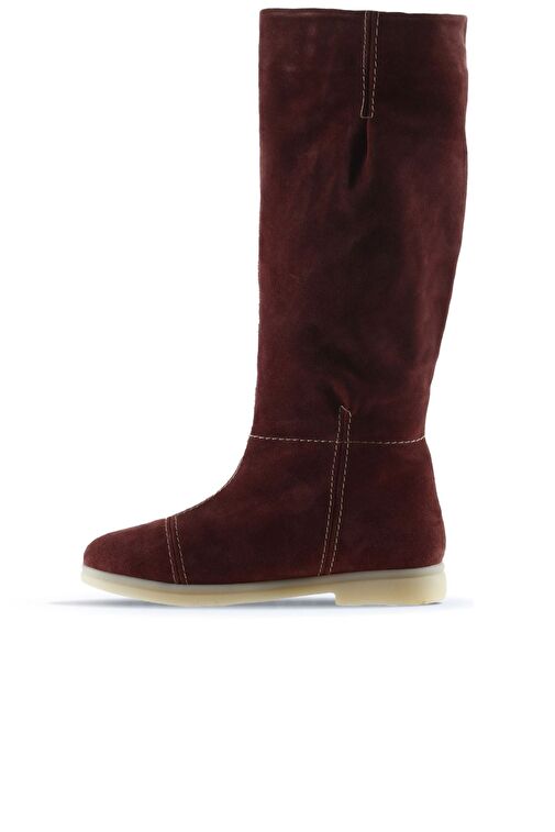 Bueno Shoes Mor Süet Kadın Düz Çizme 01wt3314 - Görsel 4