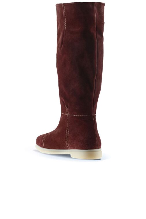 Bueno Shoes Mor Süet Kadın Düz Çizme 01wt3314 - Görsel 5