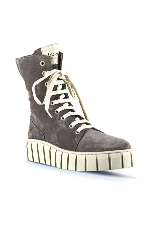 Bueno Shoes Vizon Açık Süet Kadın Düz Bot 01wt3404 - Görsel 3