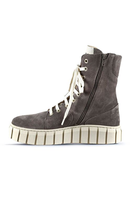 Bueno Shoes Vizon Açık Süet Kadın Düz Bot 01wt3404 - Görsel 4