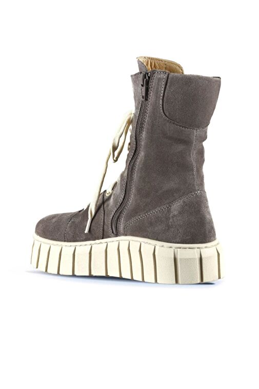 Bueno Shoes Vizon Açık Süet Kadın Düz Bot 01wt3404 - Görsel 5