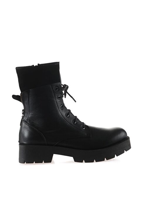 Bueno Shoes Siyah Deri Kadın Topuklu Bot 01wt2503 - Görsel 2