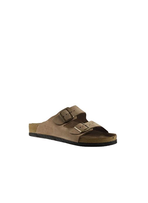 Bueno Shoes Kum Nubuk Deri Kadın Düz Terlik 05wt100 - Görsel 4