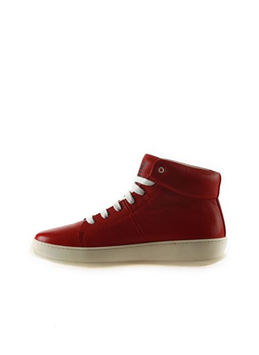 Bueno Shoes Kırmızı Deri Erkek Spor Bot 01ms12402 - Görsel 4