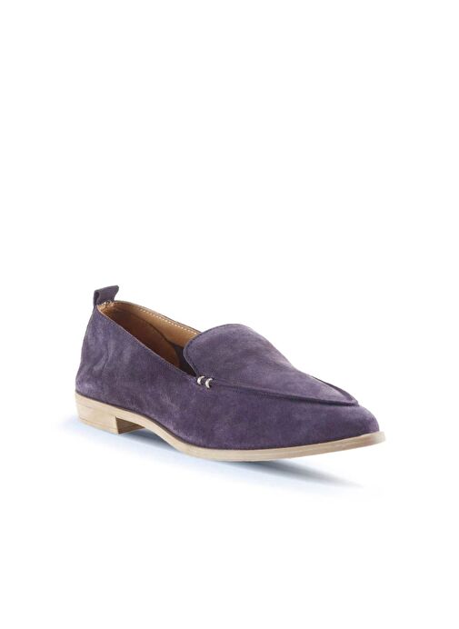 Bueno Shoes Mor Süet Kadın Düz Babet 01wn0128 - Görsel 3