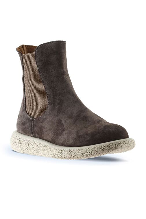 Bueno Shoes Vizon Süet Kadın Düz Bot 01wu8905 - Görsel 3