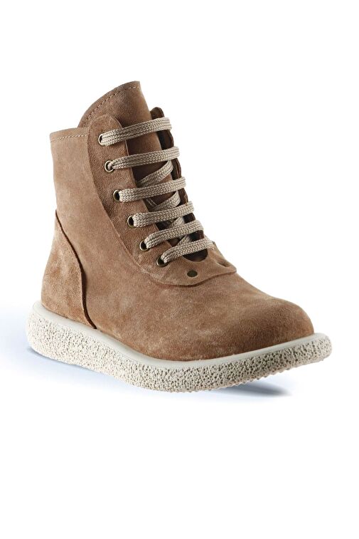 Bueno Shoes Pudra Süet Kadın Düz Bot 01wu8906 - Görsel 3