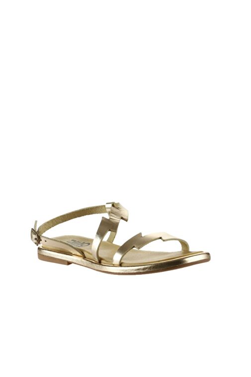 Bueno Shoes Sarı Deri Kadın Sandalet 01wu4101 - Görsel 4