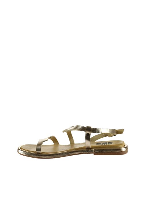 Bueno Shoes Sarı Deri Kadın Sandalet 01wu4101 - Görsel 5