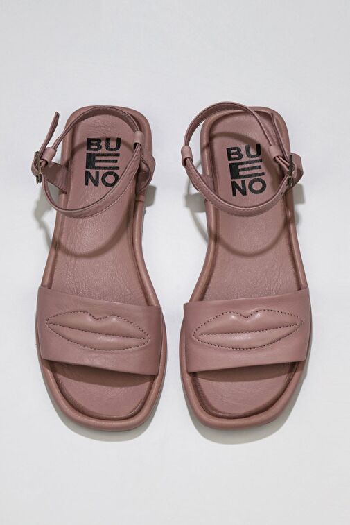 Bueno Shoes Gül Kurusu Deri Kadın Sandalet 01wu4110 - Görsel 2