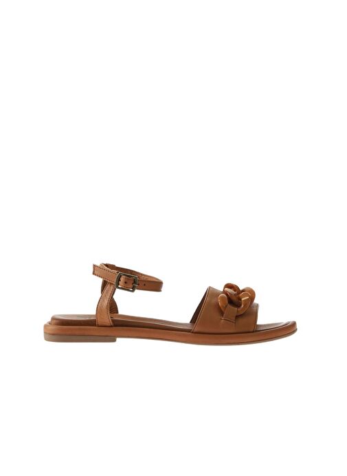 Bueno Shoes Taba Deri Kadın Sandalet 01wu4112 - Görsel 3