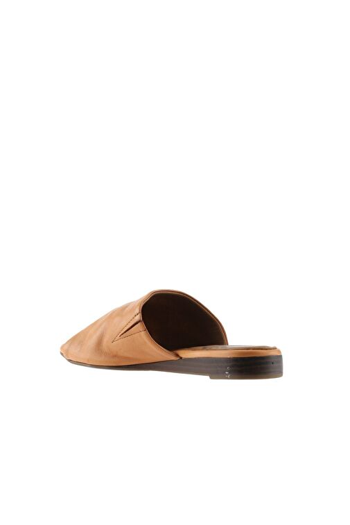 Bueno Shoes Taba Deri Kadın Düz Terlik 01wn1901 - Görsel 6