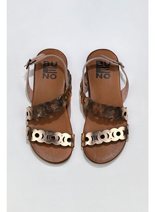 Bueno Shoes Pudra Parlak Deri Kadın Sandalet 01wu4216 - Görsel 2