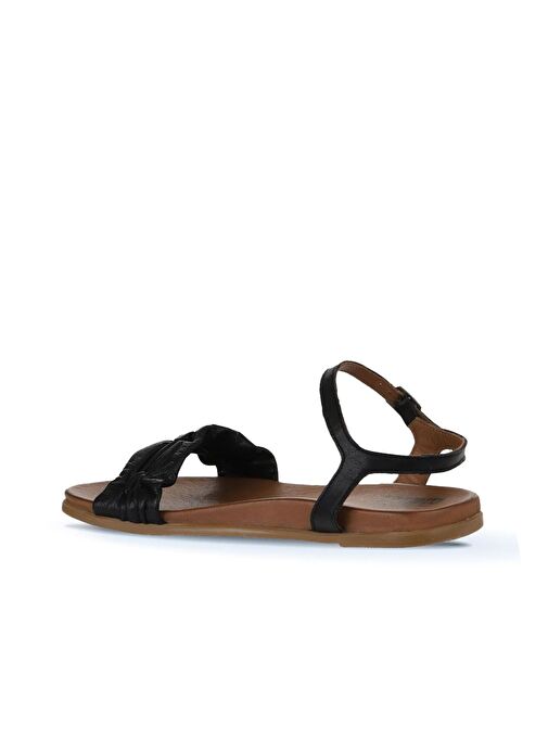 Bueno Shoes Siyah Deri Kadın Sandalet 01wu4230 - Görsel 6