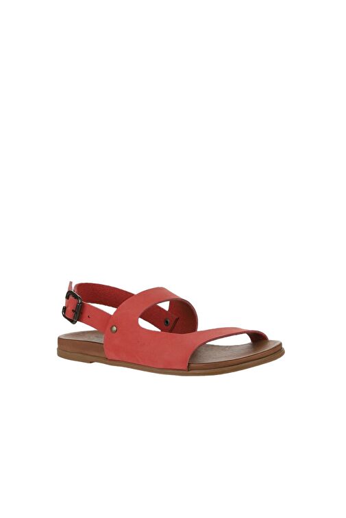 Bueno Shoes Mercan Nubuk Kadın Sandalet 01wu4244 - Görsel 4