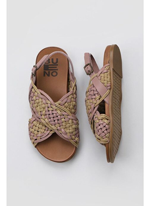 Bueno Shoes Pudra Deri Kadın Sandalet 01wu4248 - Görsel 2