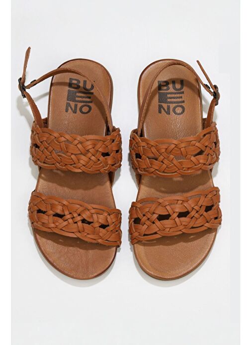Bueno Shoes Taba Deri Kadın Sandalet 01wu4252 - Görsel 2