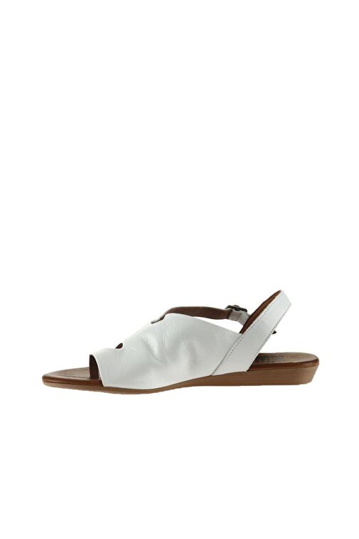 Bueno Shoes Beyaz Deri Kadın Sandalet 01wu7400 - Görsel 2