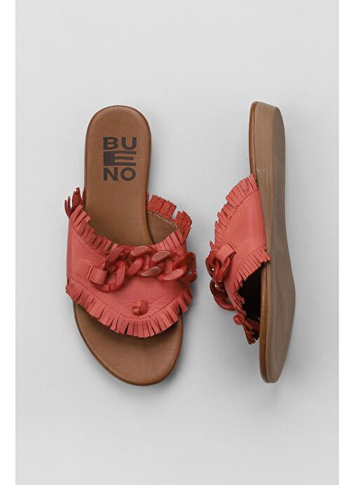 Bueno Shoes Mercan Deri Kadın Parmak Arası Terlik 01wu7408 - Görsel 2