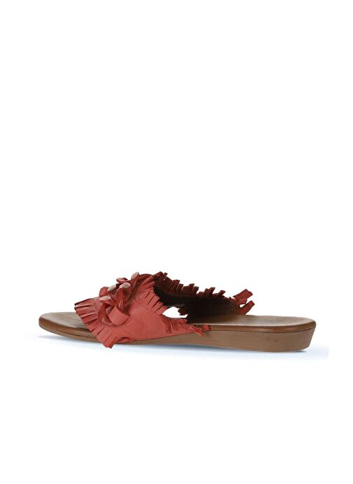 Bueno Shoes Mercan Deri Kadın Parmak Arası Terlik 01wu7408 - Görsel 6