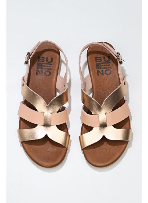 Bueno Shoes Pudra Parlak Deri Kadın Sandalet 01wu7422 - Görsel 2