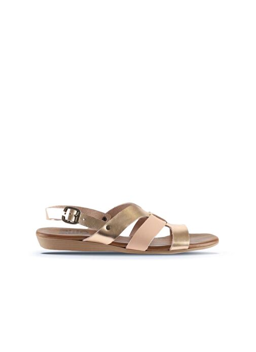 Bueno Shoes Pudra Parlak Deri Kadın Sandalet 01wu7422 - Görsel 3
