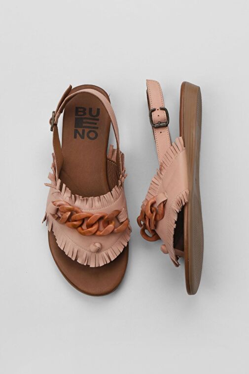 Bueno Shoes Pudra Deri Kadın Sandalet 01wu7440 - Görsel 2