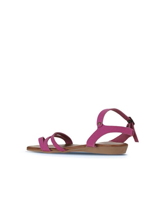 Bueno Shoes Fuşya Nubuk Kadın Sandalet 01wu7457 - Görsel 6
