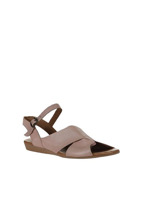 Bueno Shoes Gül Kurusu Deri Kadın Sandalet 01wu7477 - Görsel 6