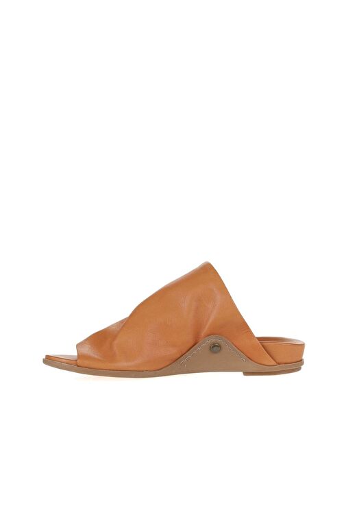 Bueno Shoes Taba Deri Kadın Düz Terlik 01wu7602 - Görsel 5