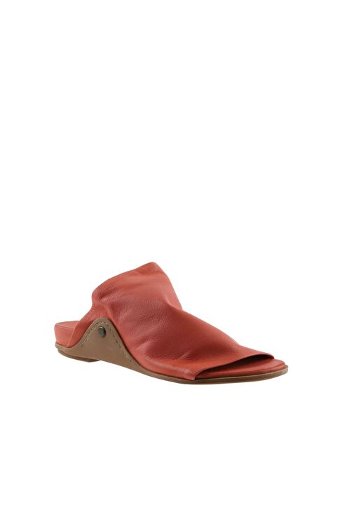 Bueno Shoes Mercan Deri Kadın Düz Terlik 01wu7602 - Görsel 4