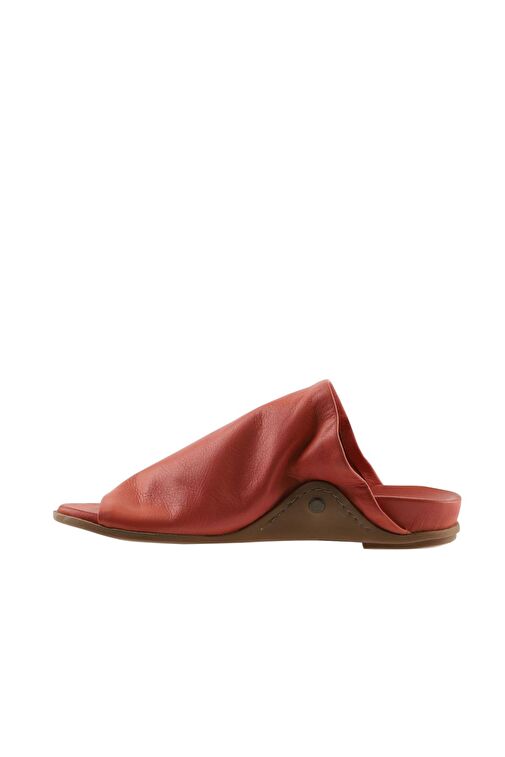 Bueno Shoes Mercan Deri Kadın Düz Terlik 01wu7602 - Görsel 5